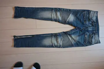 mnml 바이커스 데님 데님 청바지