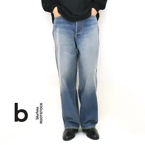 24SS Blurhms 블럼스 13.5oz 클래식 데님 인디고 3사이즈