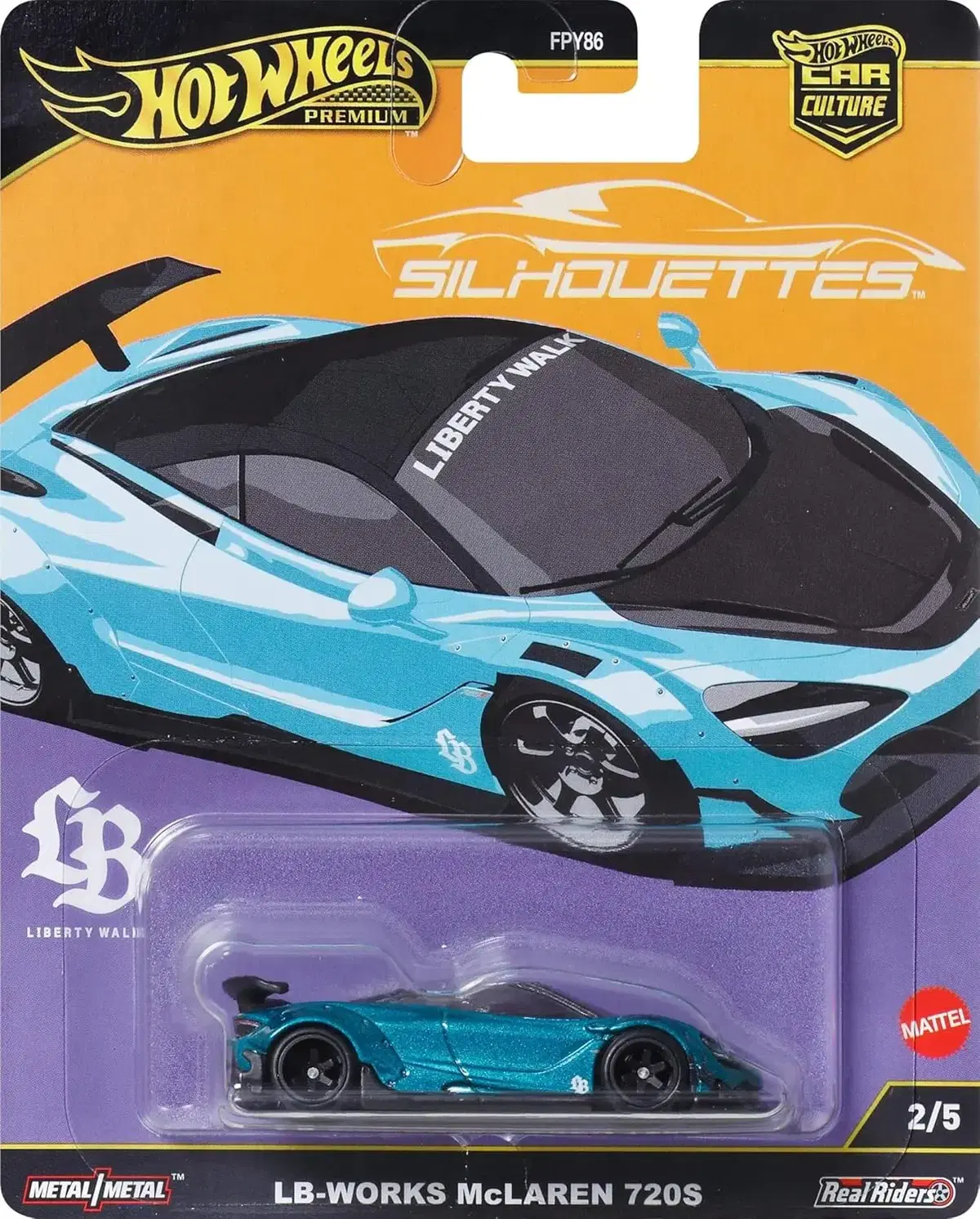 1:64 핫휠 프리미엄 리버티웍스 멕라렌 720S