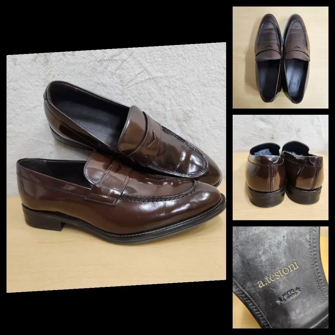 Genuine ATHENSTONE Men's Leather Dress Shoes 7 (255-260)