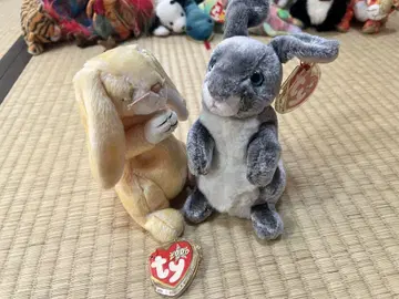 ty Beanie Babies 토끼 봉제 인형 세트