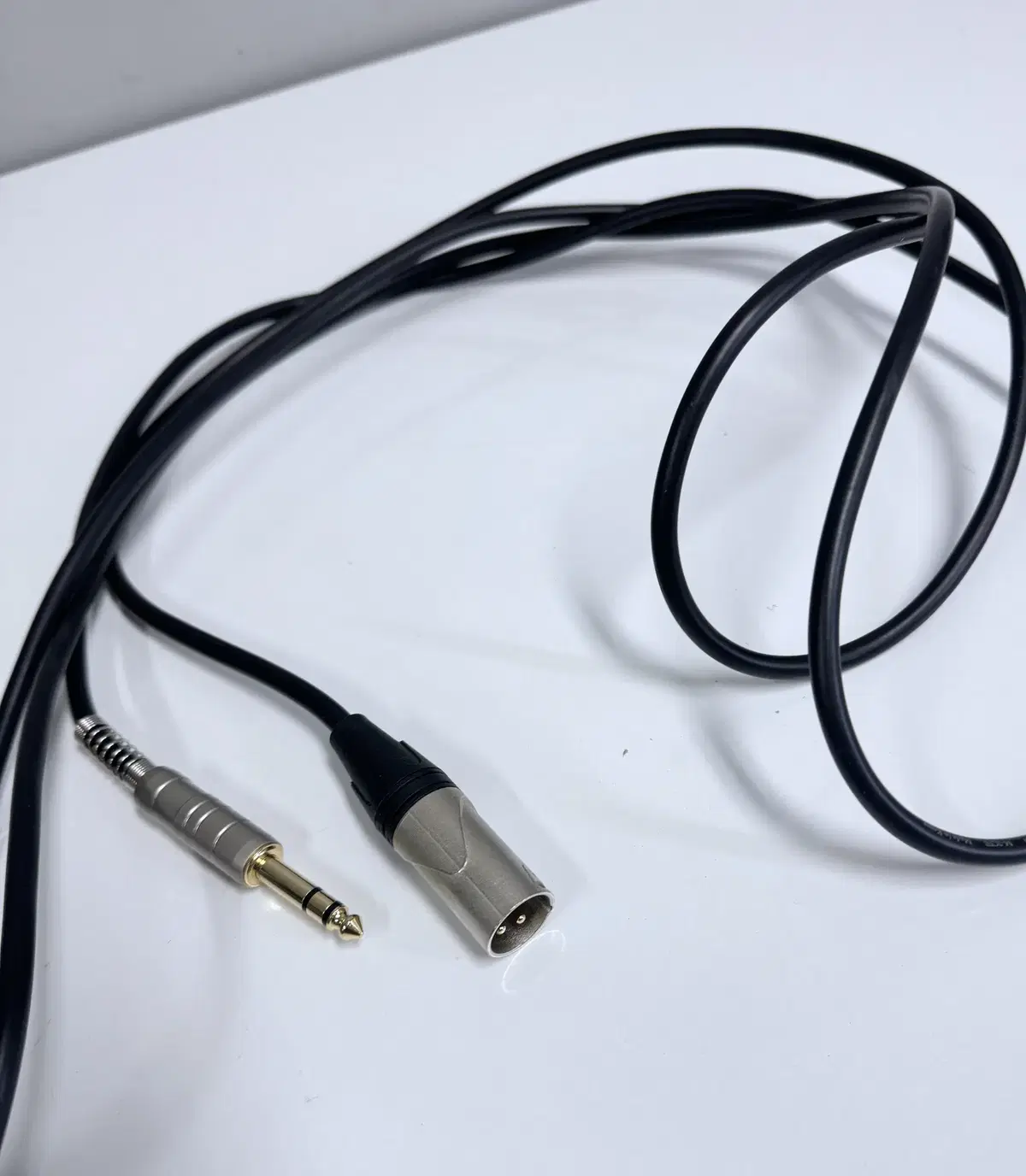 XLR 수 - TRS 3m 국산 맥라인 마이크 스피커 케이블