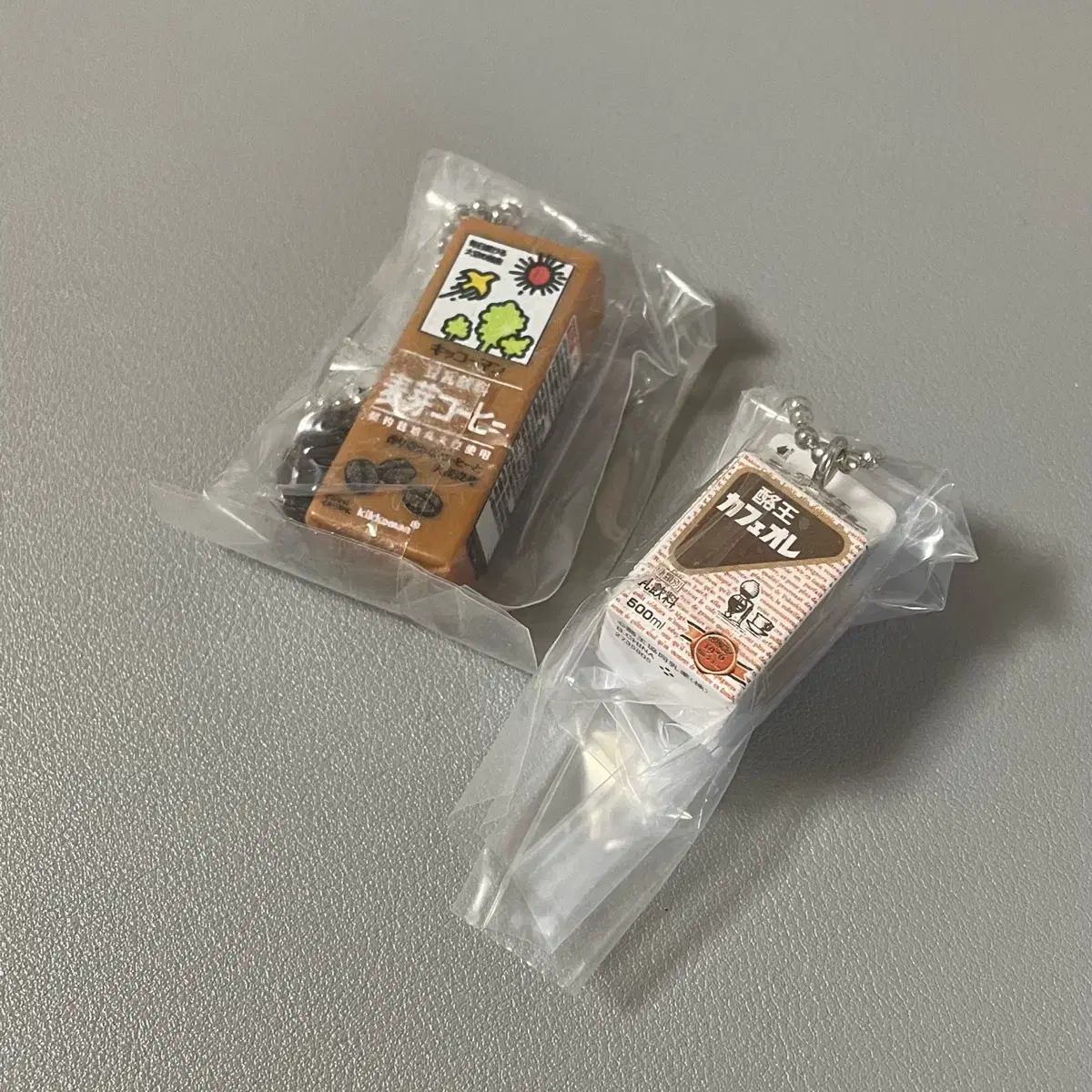 반다이 유제품 전국농협유업협회 키코만 두유우유팩 커피 미니어쳐 가챠 키링