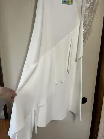 어도어 니트 롱 플레어 스커트
