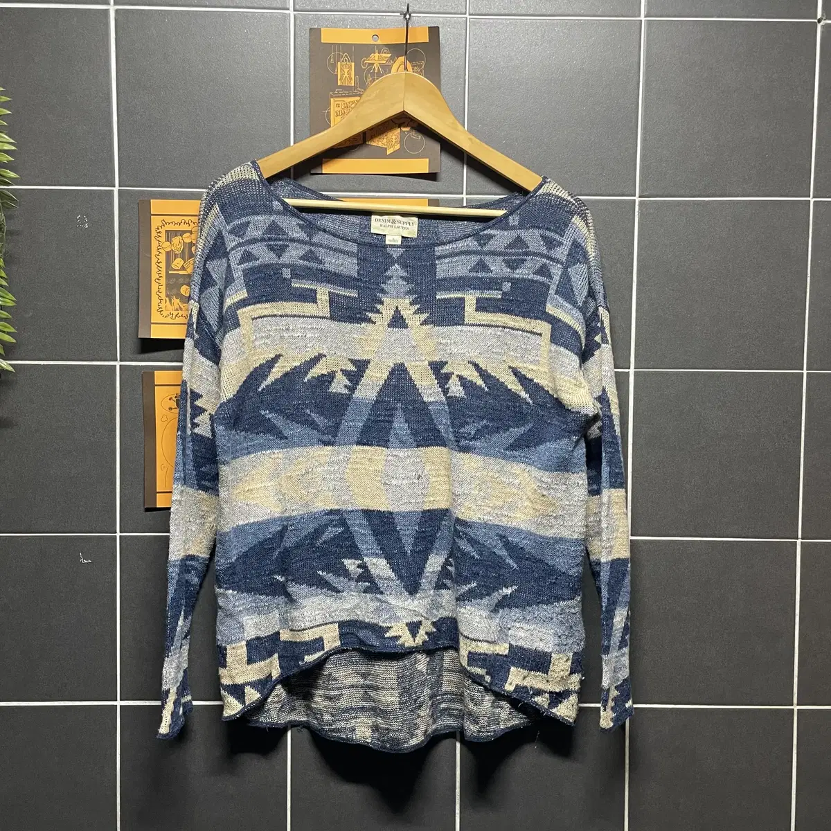 Denim&Supply 데님 앤 서플라이 나바호 니트