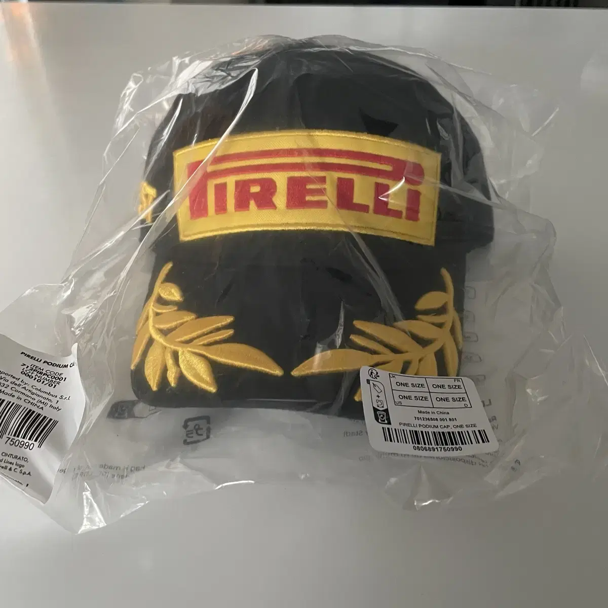 F1 피렐리 포디움 캡 2025 모자 Pirelli Podium Cap