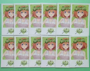 5등분의 신부 나카노 요우하 네잎 에테르노레시 폴라로이드 카드