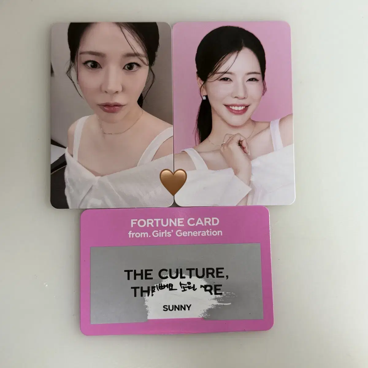 소녀시대 포츈 포춘 랜덤 스크래치 카드 포카 세트 써니