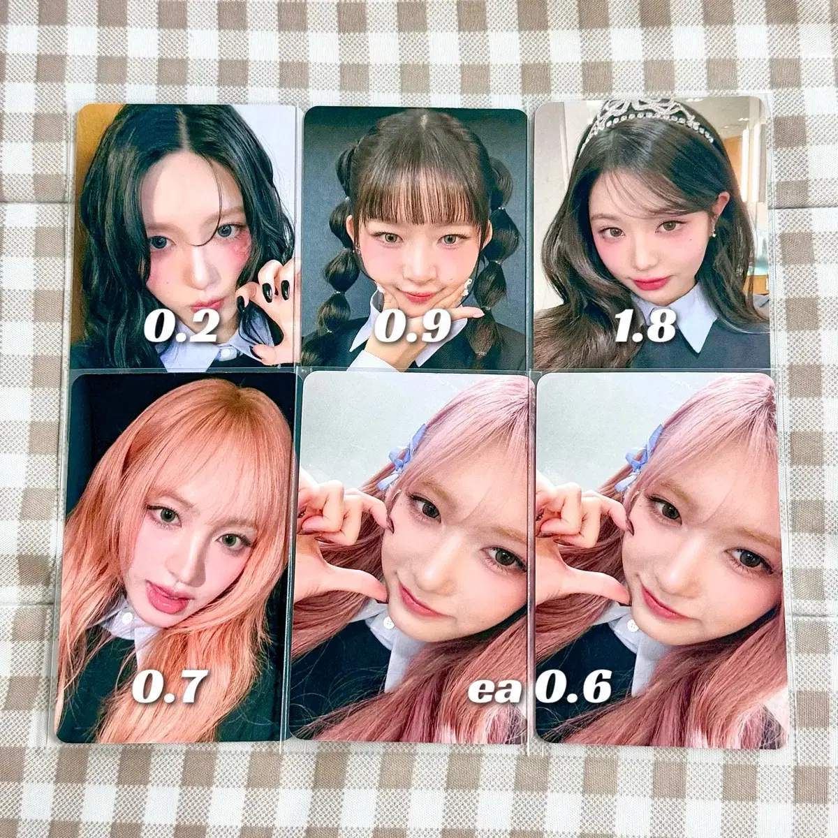 아이브 엠파시 앺뮤 애플뮤직 3차 영통 팬사인회 포카 포토카드 분철
