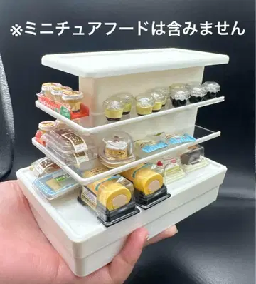 미니어처 편의점 디저트 진열대 비품 리멘트에 인형의 집에 실바니아