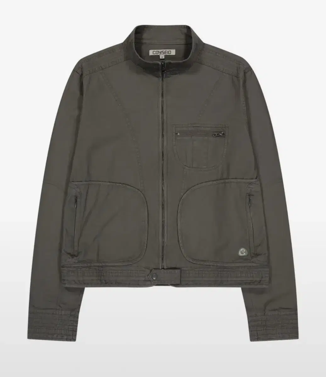 코이세이오 BINDING COTTON JACKET ASH BROWN