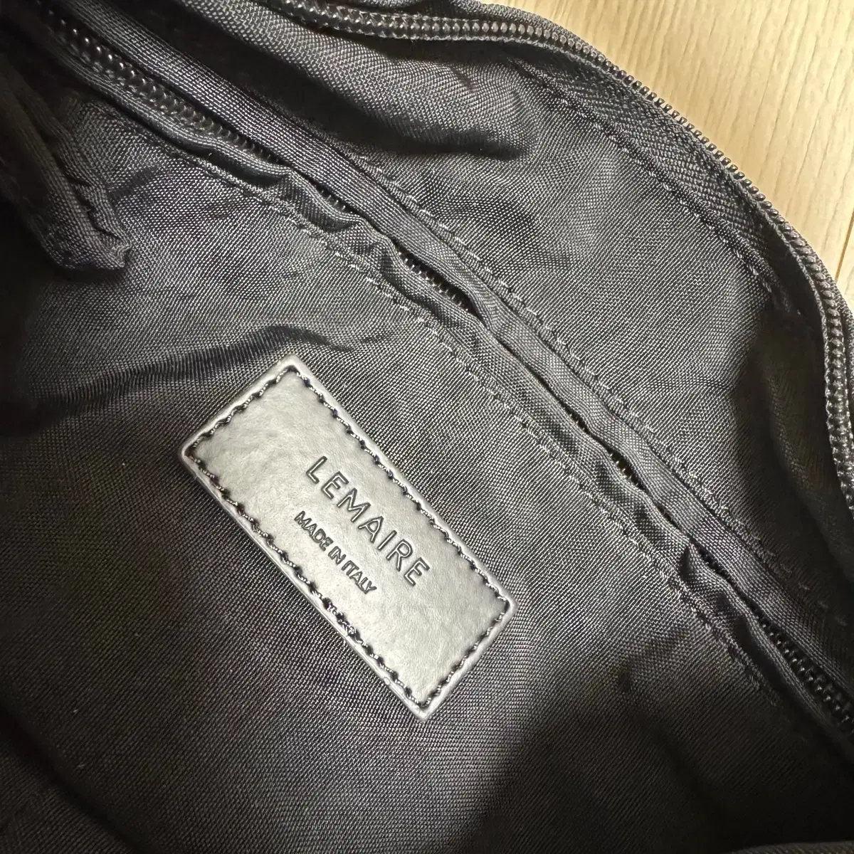 LEMAIRE 르메르 Le Mer Soft Game Bag Small(s) Black Sell on