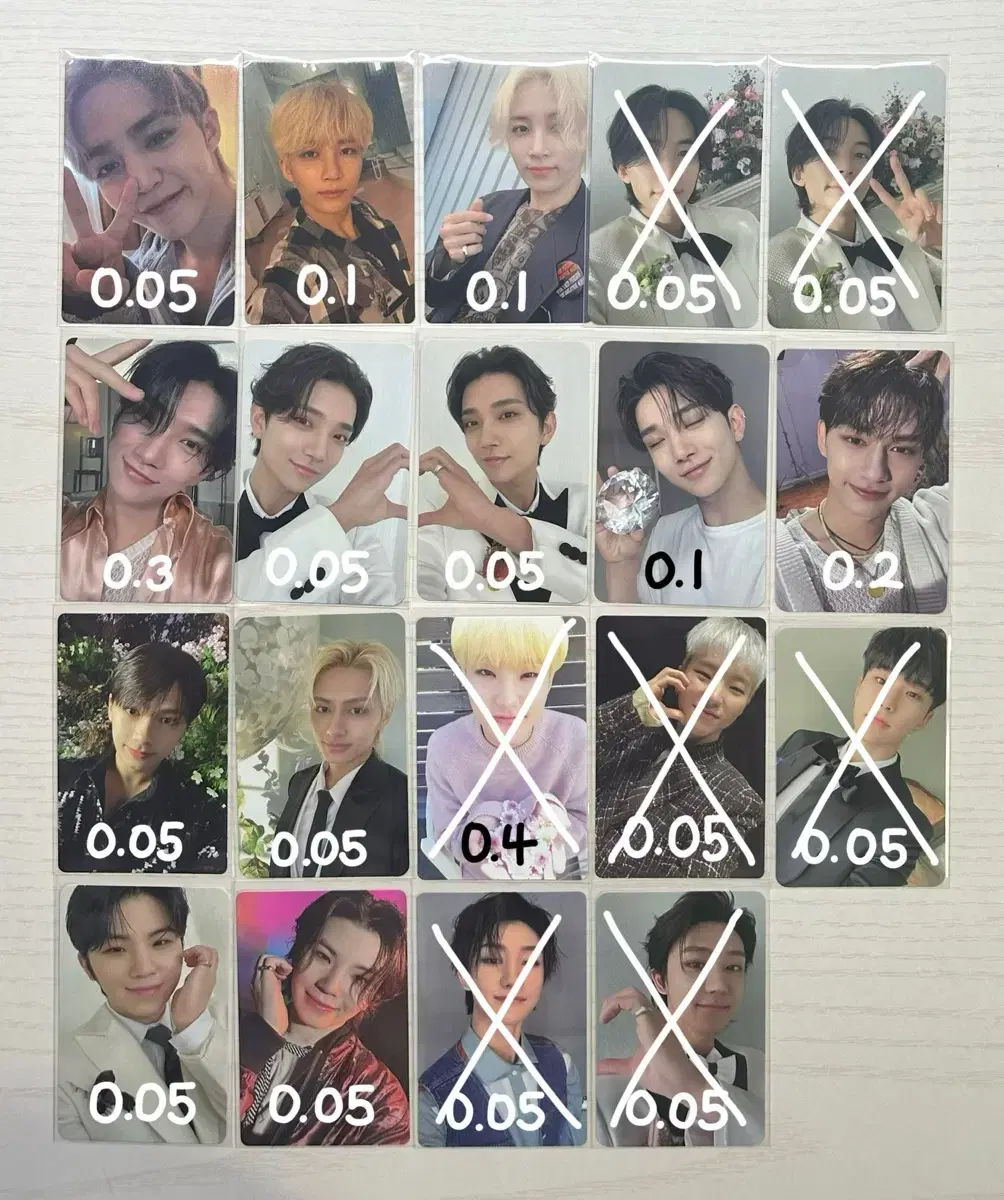 세븐틴 포카 에스쿱스정한조슈아준호시원우우지디에잇민규도겸승관버논디노