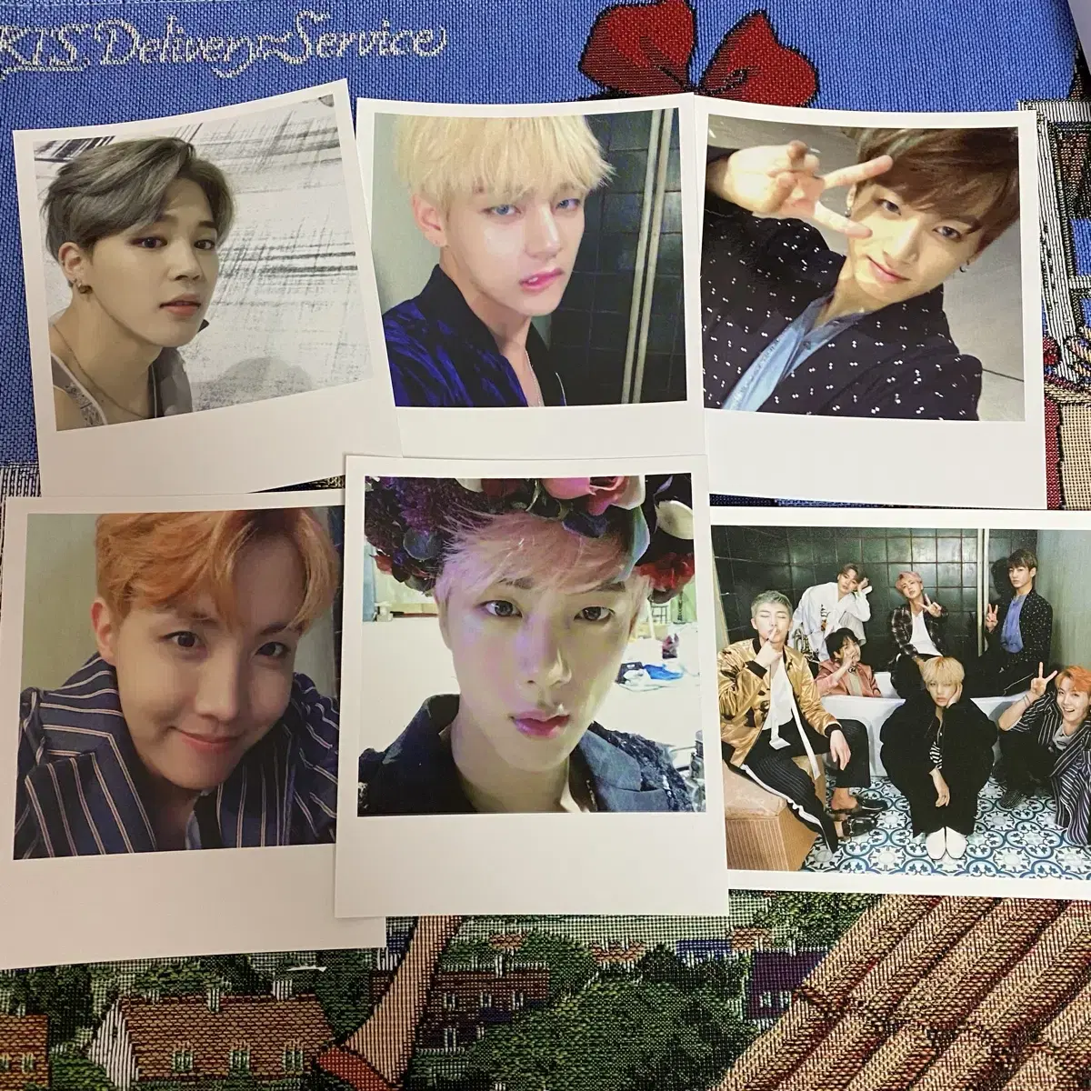 일괄) 방탄 bts 윙즈 피땀눈물 지민 뷔 정국 제이홉 석진 단체 포카