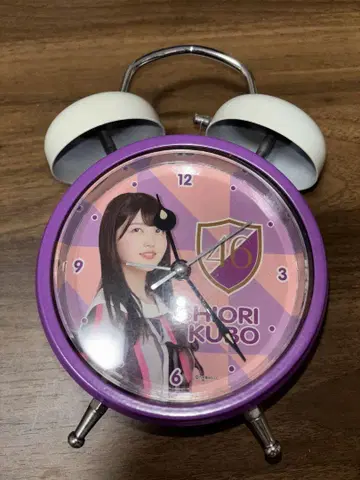 쿠보 시오리 알람 시계 알람 시계 보라색 노기자카46