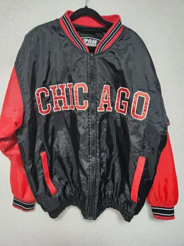 ZAM CLASSIC 나일론 바시티 자켓 CHICAGO XL