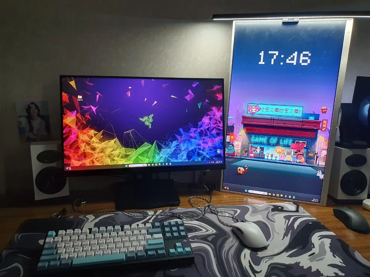 프리플로우Vuti24F18PF FHD IPS 180Hz배송직후 하루 사용