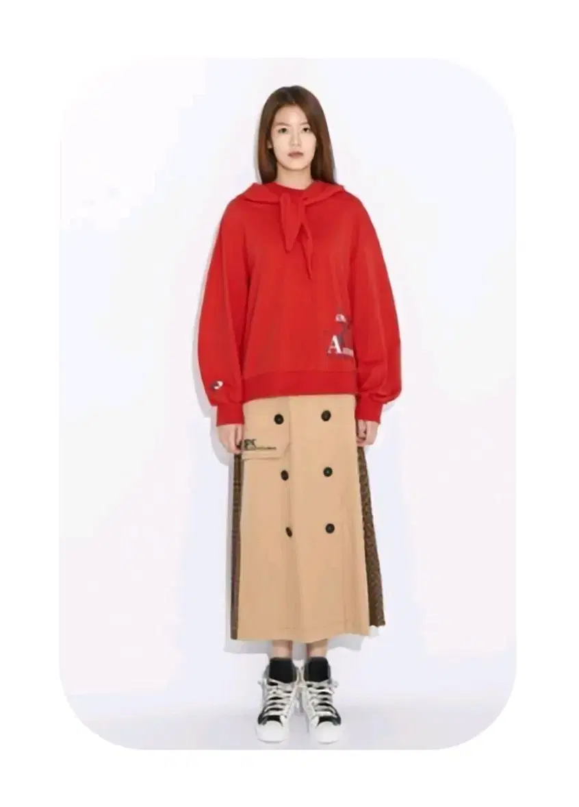럭키슈에뜨 탈부착 후드 맨투맨 TS 티셔츠
