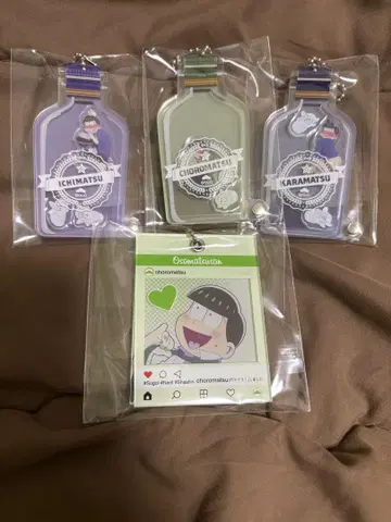 오소마츠 6쌍둥이 아크릴 키링 카라마츠, 쵸로마츠, 이치마츠