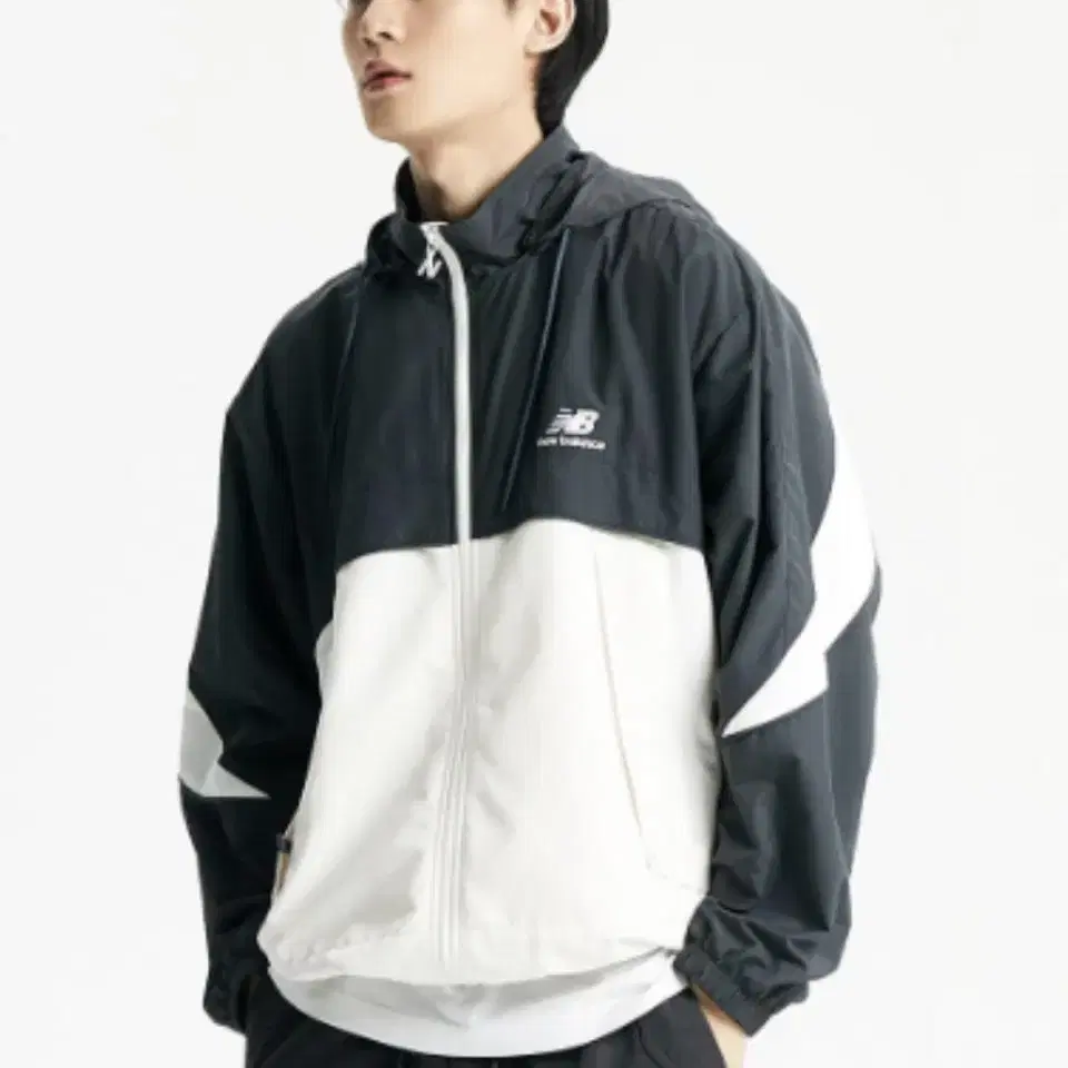 韓国発 IU着用!!【New Balance】UNI Color Block Warm-up Jacket NEW BALANCE - UNI COLOR BLOCK WOVEN JACKET (HUNTER) – SEOUL