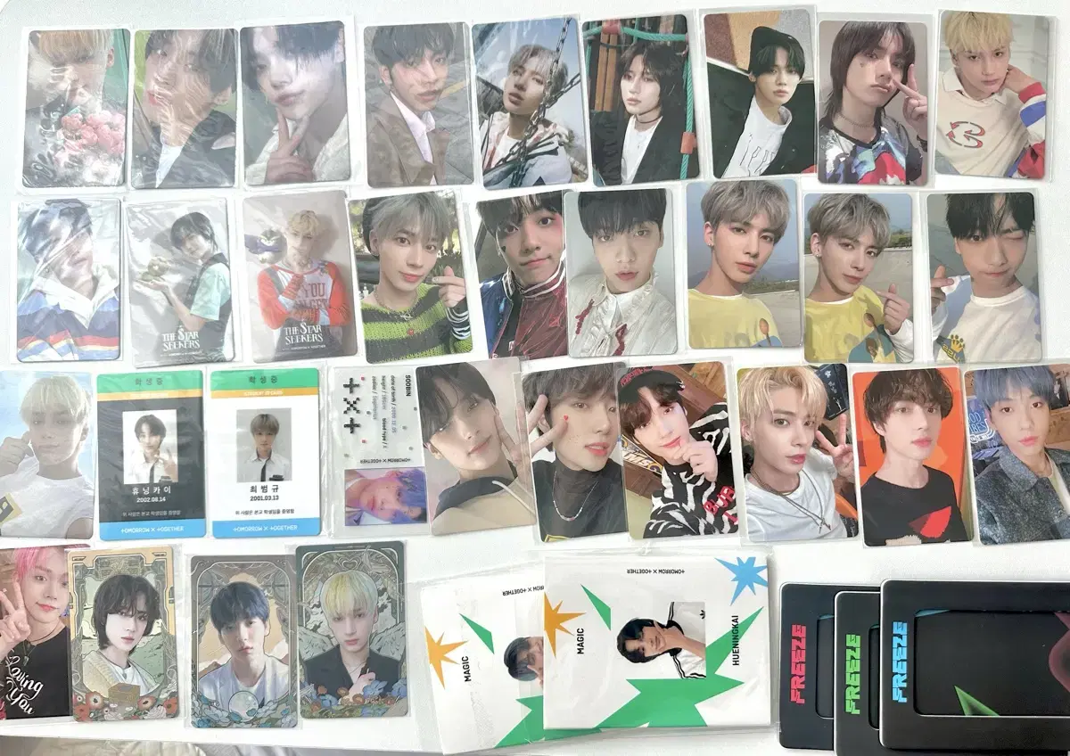 투바투 TXT 포토카드 일괄 양도 최수빈 최연준 최범규 강태현 휴닝카이