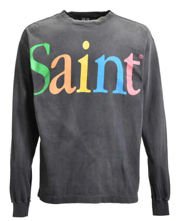 [XXL] Saint Michael Color Logo Long Sleeve Long-Sleeved T-Shirt
