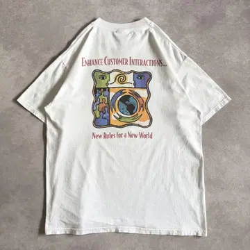USA제 Hanes 기업 티셔츠