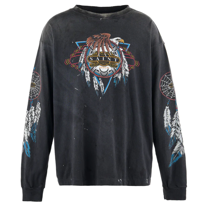 [XL] Saint Michael Saint Disco Long Sleeve Long-sleeved T-shirt