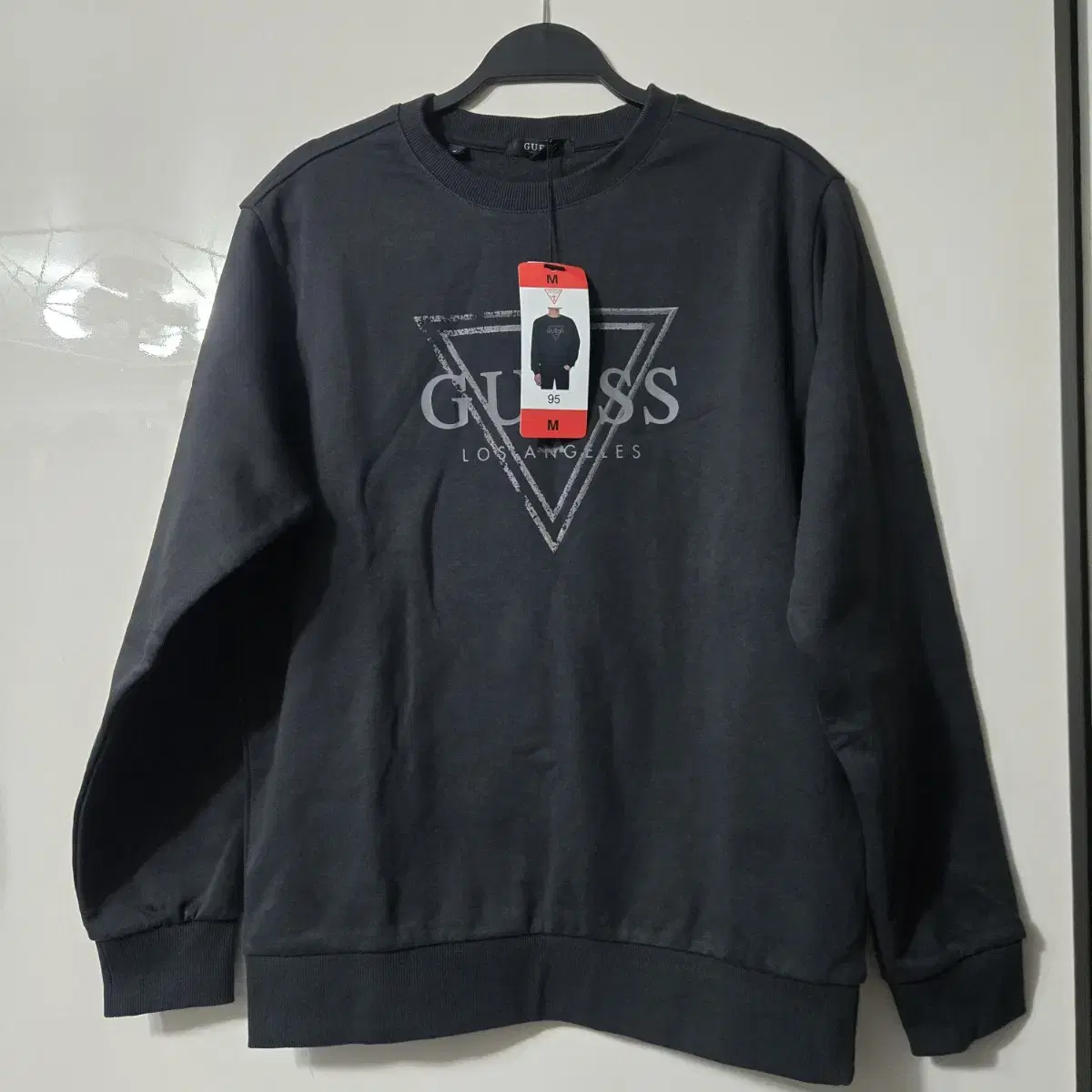 GUESS Men's Sweatshirt Size 95 Charcoal New