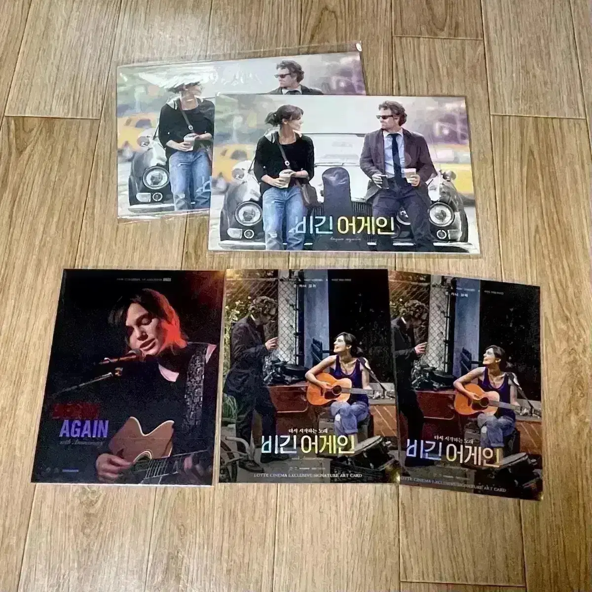 Begin Again Art Card Limited Ticket CGV Annex Calendar Postcard Movie Goods