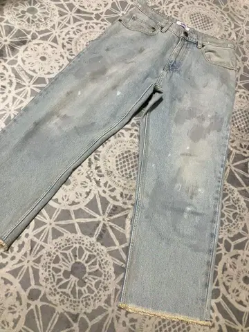 erl 컷오프 크롭 데님 S사이즈
