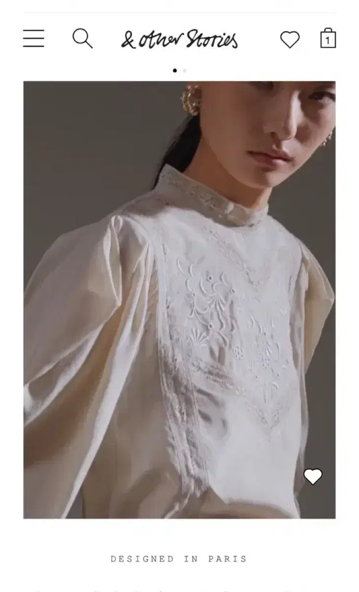 Ann-Arthur Stories Puff Sleeve Blouse