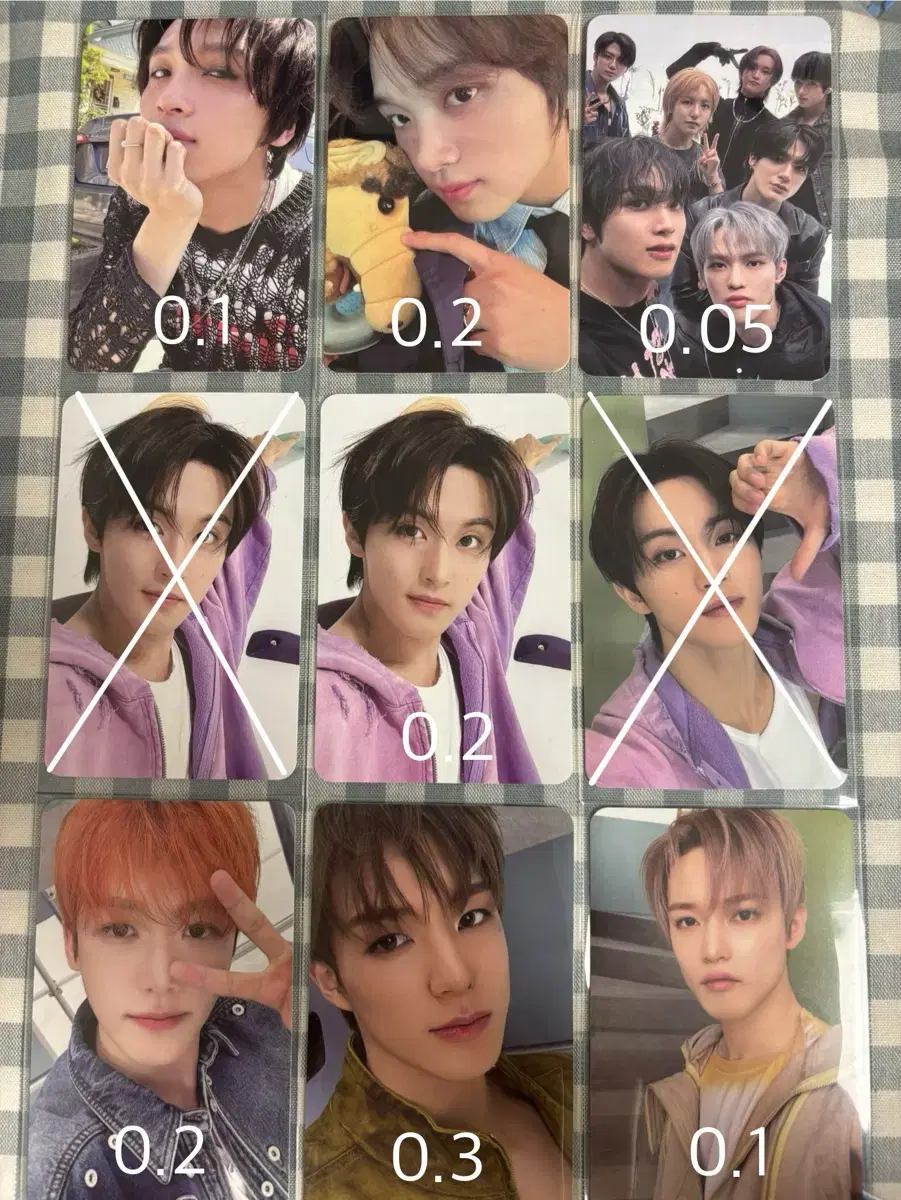 엔시티 드림 istj 웬암윗유 드림스케이프 해찬 천러 마크 포카 엽서