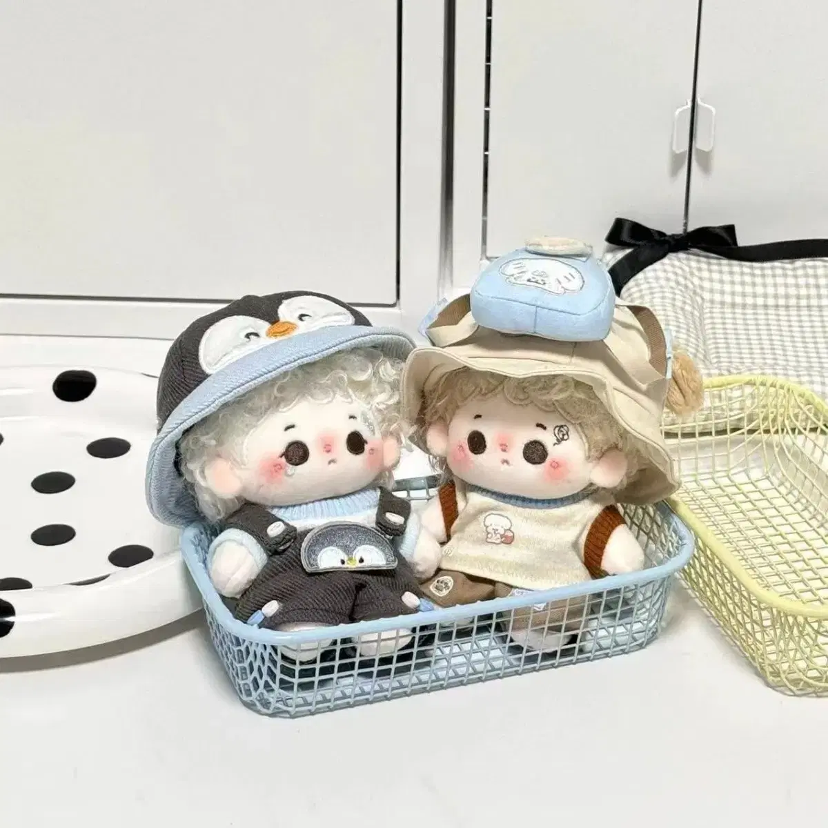 10cm 인형옷 강아지 파니니 3점셋