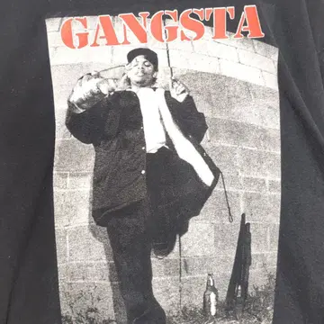 블랙 티셔츠 랩 티셔츠 EASY-E 이지이 3XL 구제 의류