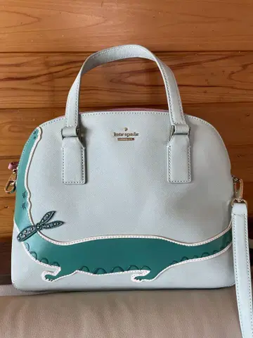 Kate spade 악어 모티브 2way 핸드백 가죽