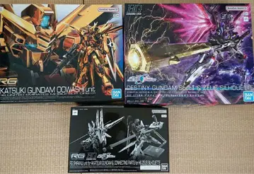 RG 아카츠키 건담 & 실루엣 팩 / HG 데스티니 & 제우스 실루엣
