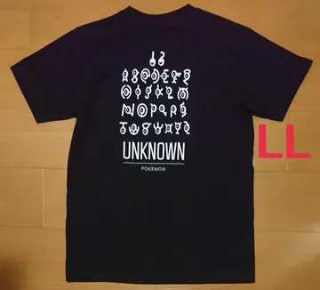 포켓몬스터 포켓몬스터 언노운 티셔츠 반팔 LL