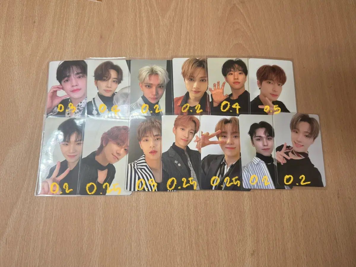세븐틴 2021 포카 시즌그리팅 시그 포토카드 특전