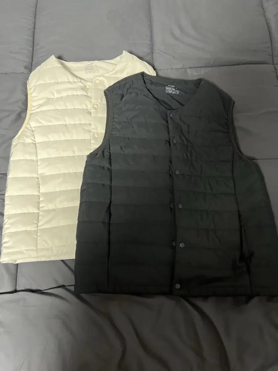경량 패딩조끼 2종 (set) L