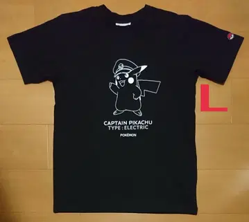 포켓몬스터 포켓몬 캡틴 피카츄 티셔츠 반팔 L