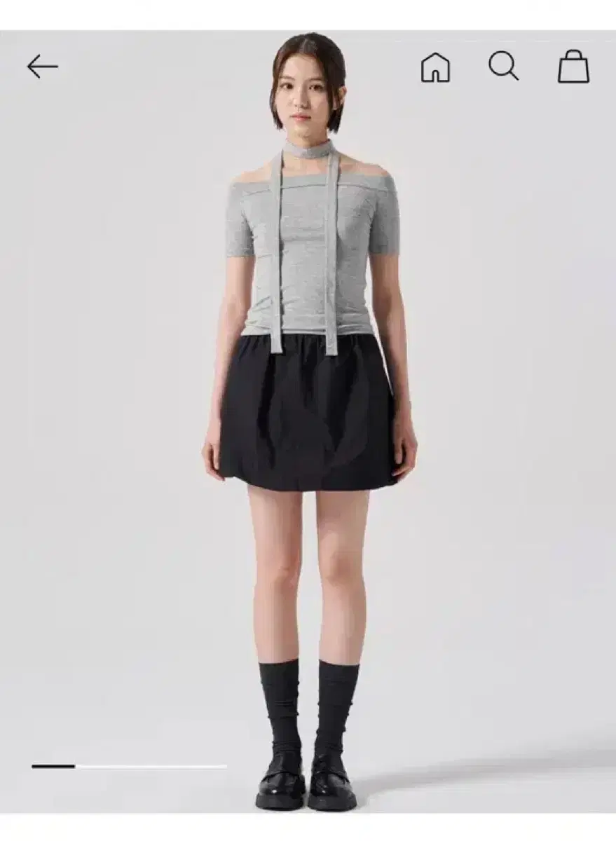 Eight Seconds Balloon Silhouette Skirt Black S
