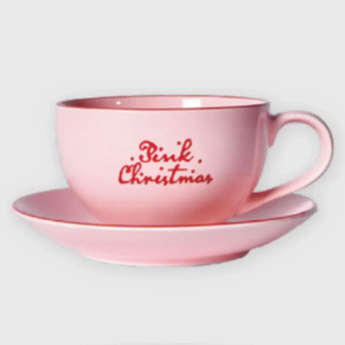 WayV 2024 PINK CHRISTMAS MD カップ ソーサー RIIZE - [2024 PINK CHRISTMAS] OFFICIAL MD CUP & SAUCER SET