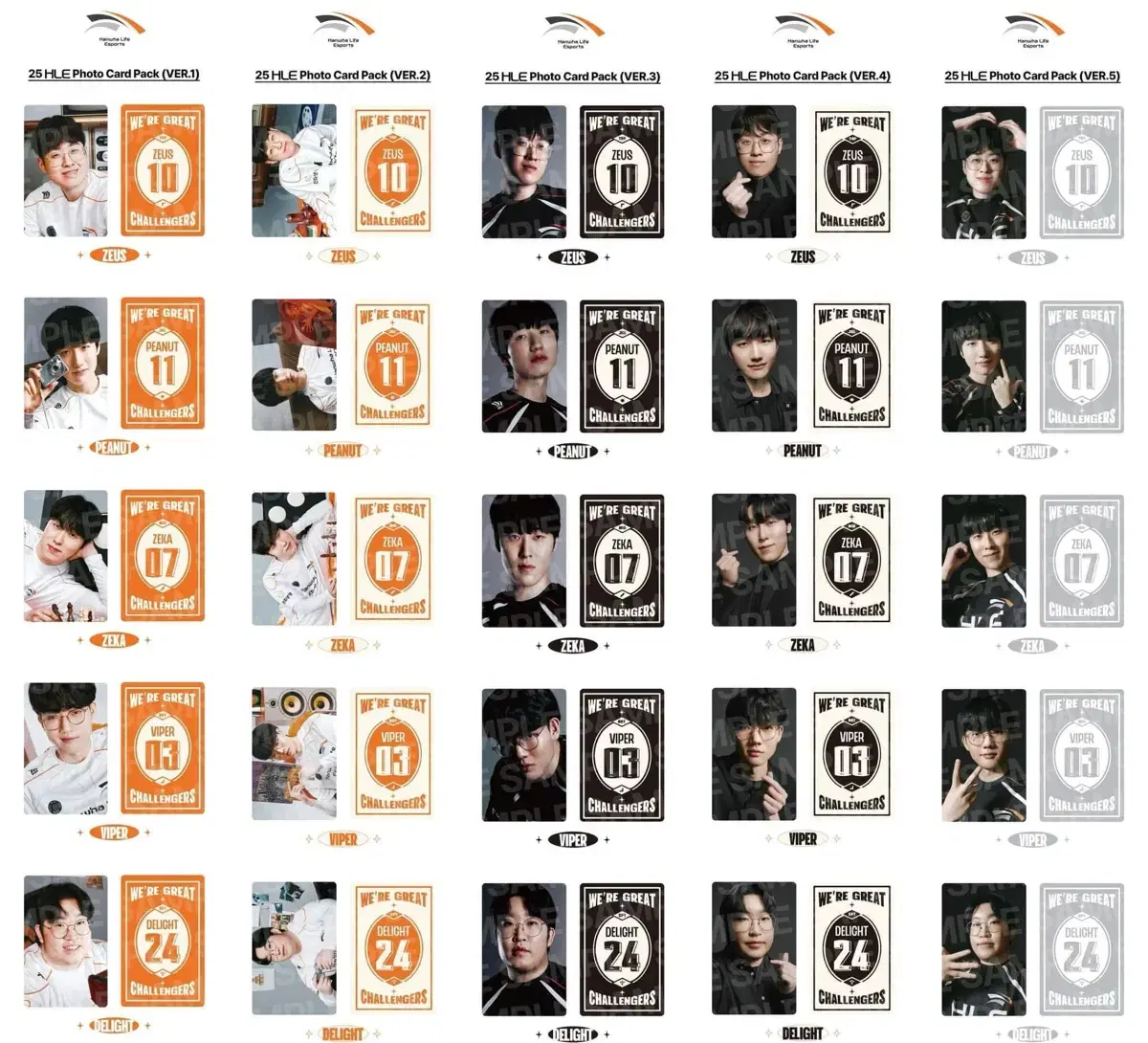 Hanwha Life Insurance Hanseong HLE photocard Buncheol