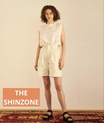 SHINZONE TOMBOY SHORTS 화이트 34