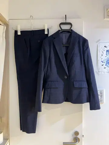 THE SUIT COMPANY COOL MAX 정장 세트 업 네이비