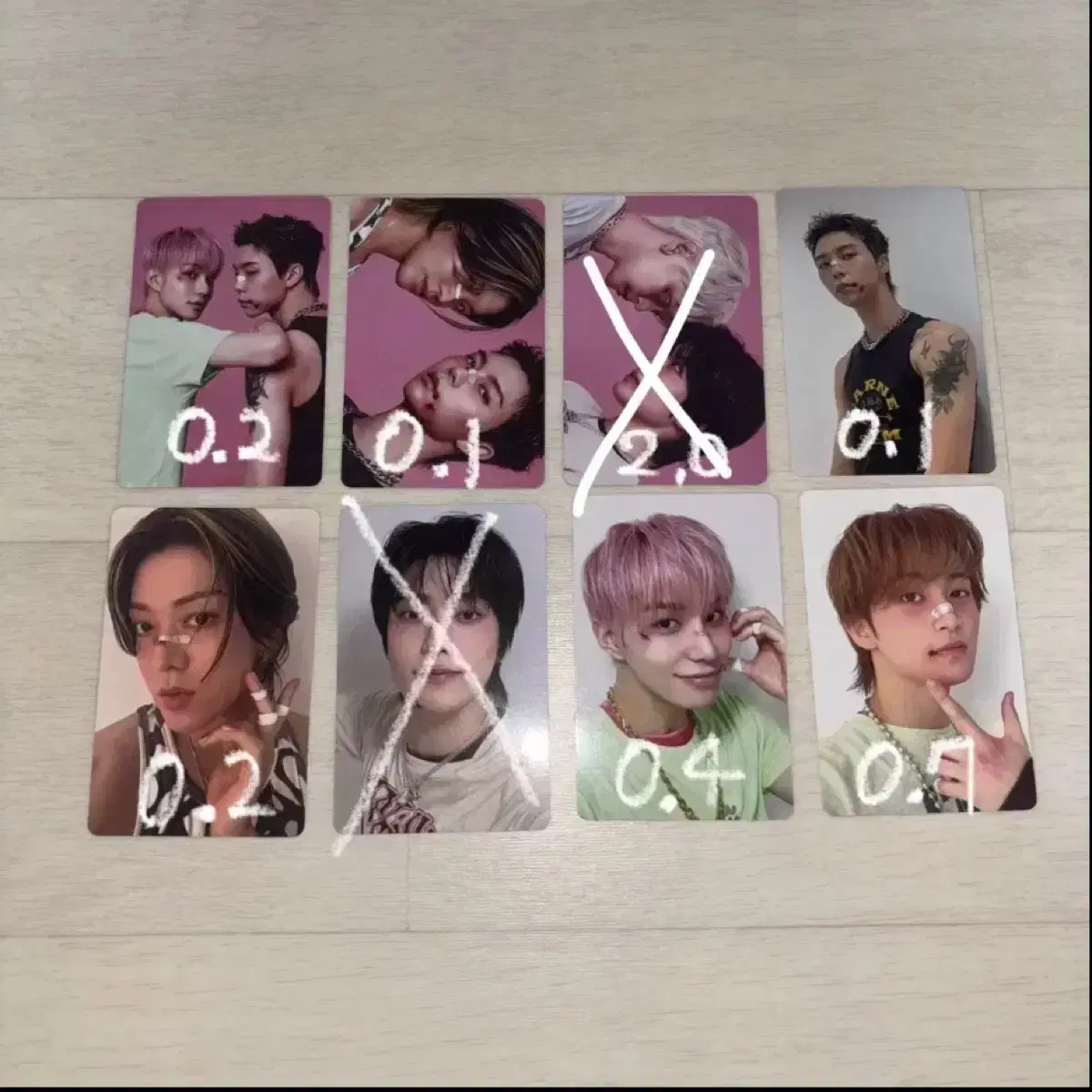 엔시티127 시그 랜덤트레카 쟈니유타도영재현정우마크포카양도재도유닛시작즈