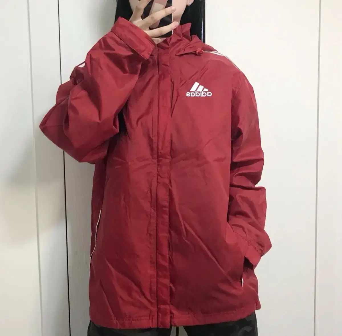 아디다스 바람막이 점퍼 M