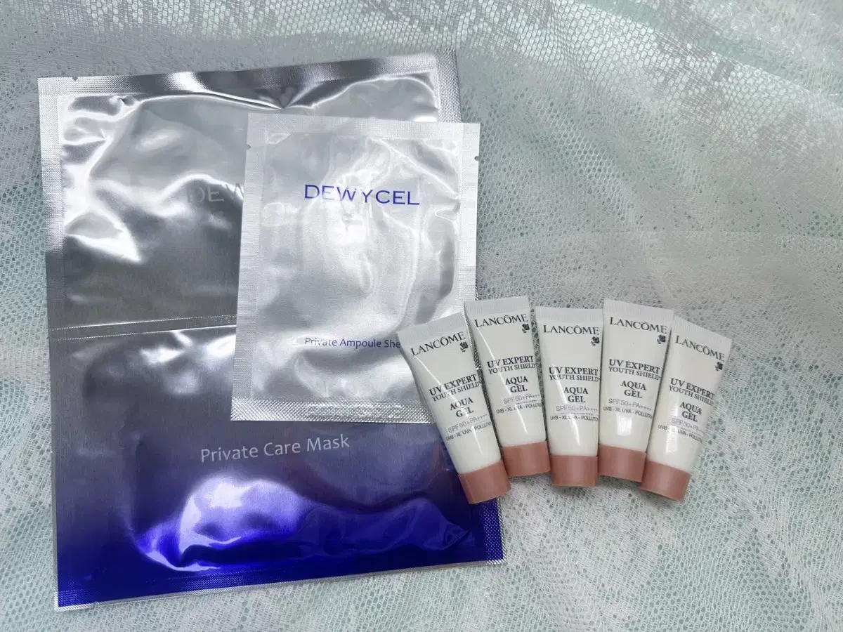 Lancome Aquagel 50ml + Dewycell Mask Pack