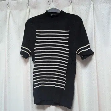 장폴 고티에 JeanPaul GAULTIER 리브 니트 반팔 티셔츠